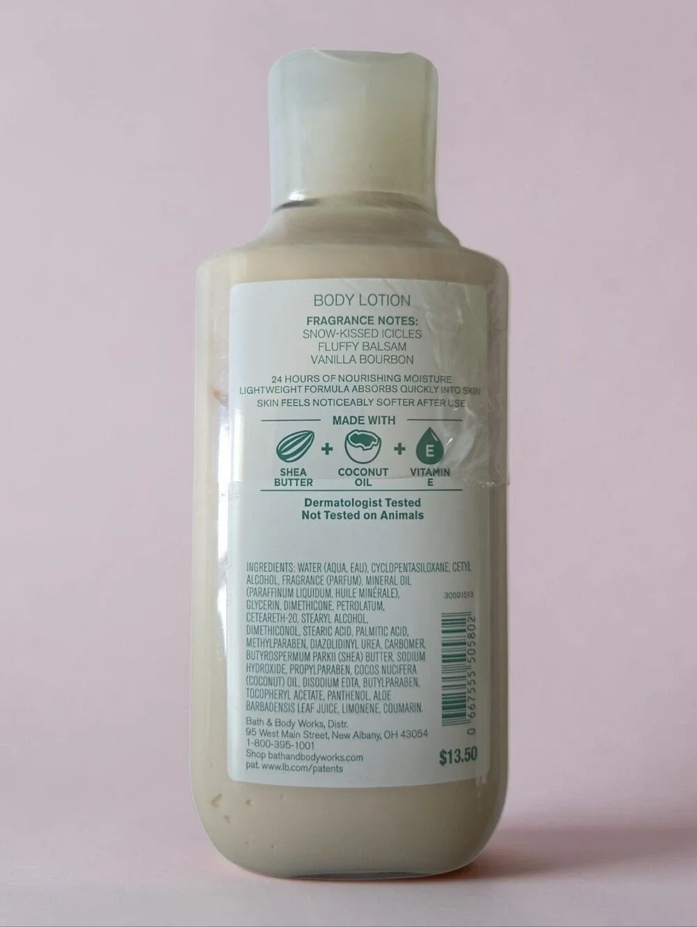 Bath & Body Works Sleigh Rides & Snuggles Body Lotion 8 oz New